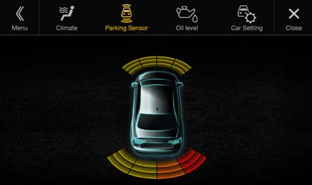 Audi A4 - X701D-A4: Driver Assistance - Parking Sensor