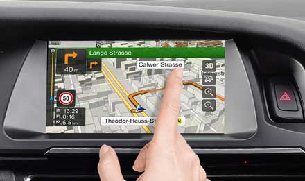Audi A4 - X701D-A4: High Resolution Touch Screen