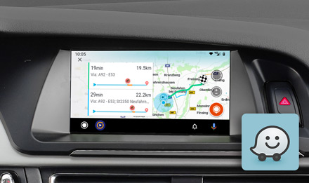 Audi A5 - Online Navigation with Waze - X703D-A5