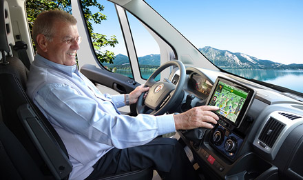 Ducato, Jumper and Boxer - Easy to reach from the driver’s seat - X903D-DU