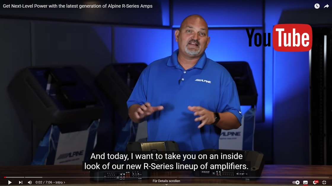 Get Next-Level Power with the latest generation of Alpine R-Series Amps